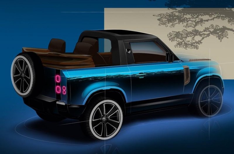Новый Land Rover Defender превратят в редкий и дорогой кабриолет