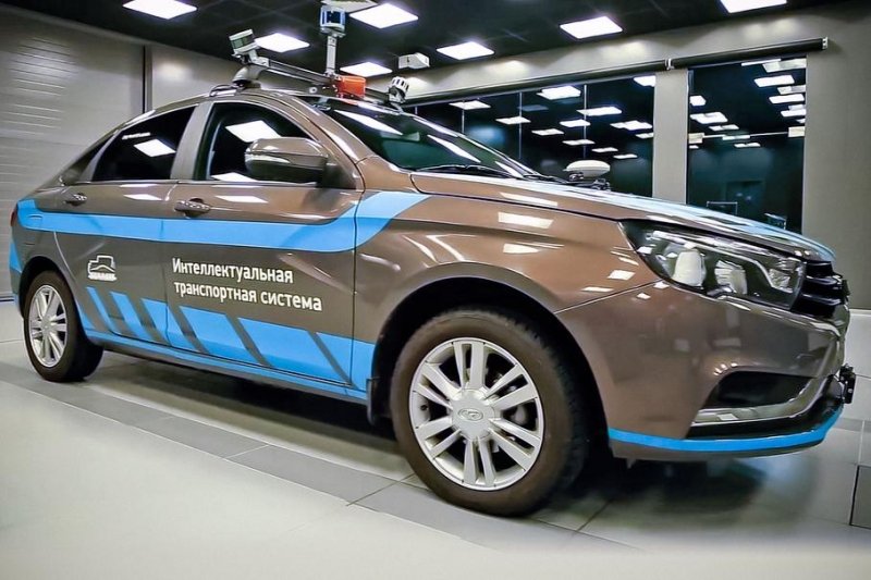 Видео: как работает беспилотная Lada Vesta