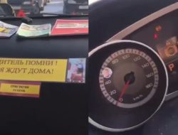 Российских военных обязали клеить фотографии близких на спидометр. Фото