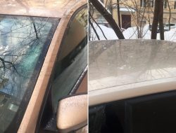 «По три штуки в день». Что делать, если машину повредили при уборке снега