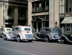 Автомобили на улицах Нью-Йорка 1930-х годов показали на оцифрованном видео