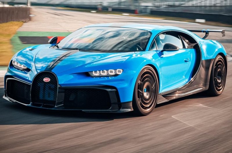 Bugatti отзывает гиперкары Chiron Pur Sport из-за трескающихся шин