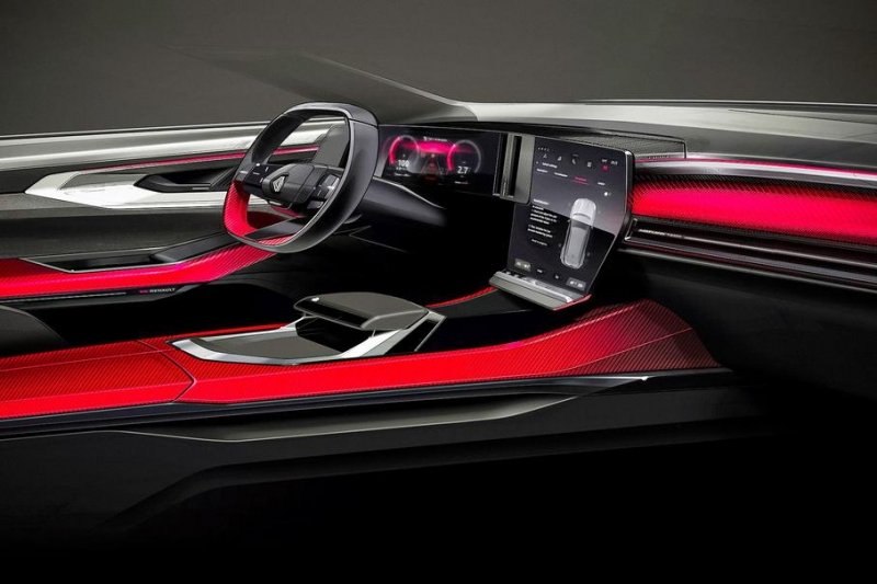 Дисплей а-ля Tesla и приплюснутый руль: Renault рассекретил салон нового кроссовера Austral