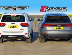 Дрэг-гонка: Audi RS Q8 против Jeep Grand Cherokee Trackhawk