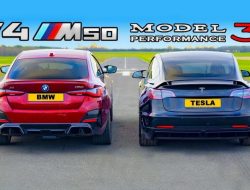 Дрэг-гонка: BMW i4 M50 против Tesla Model 3 Performance