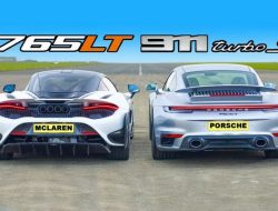 Дрэг-гонка: McLaren 765LT против Porsche 911 Turbo S