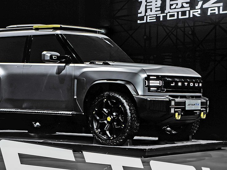 Почти Land Rover: Chery показала рамный внедорожник Jetour T-X