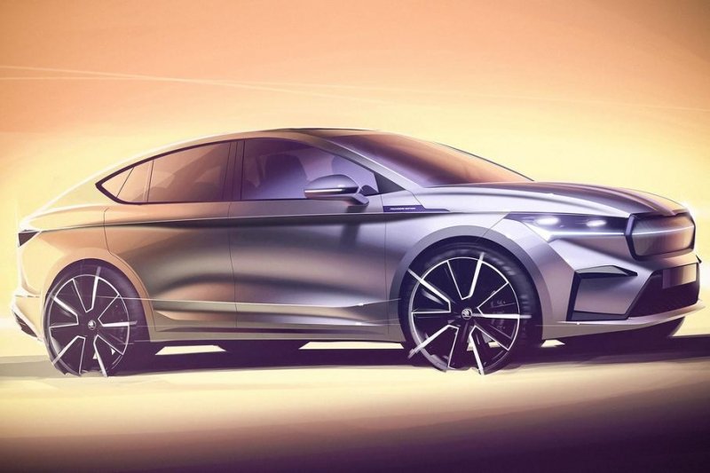 Skoda рассекретила внешность нового кросс-купе Enyaq Coupe iV