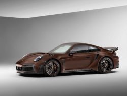 TopCar показал эксклюзивный Porsche 911 Turbo S в коричневом углепластике