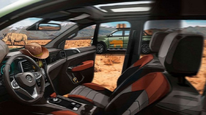 
            Volkswagen показал новые изображения своего пикапа Amarok
        