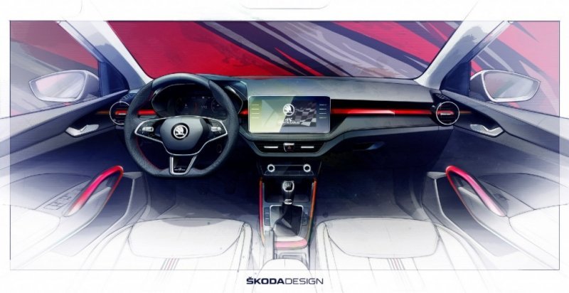 
            Skoda показала дизайн спортивной версии хэтчбека Fabia
        