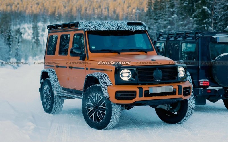 
            Mercedes вывел на тесты 585-сильный G-Class с 450-миллиметровым клиренсом
        