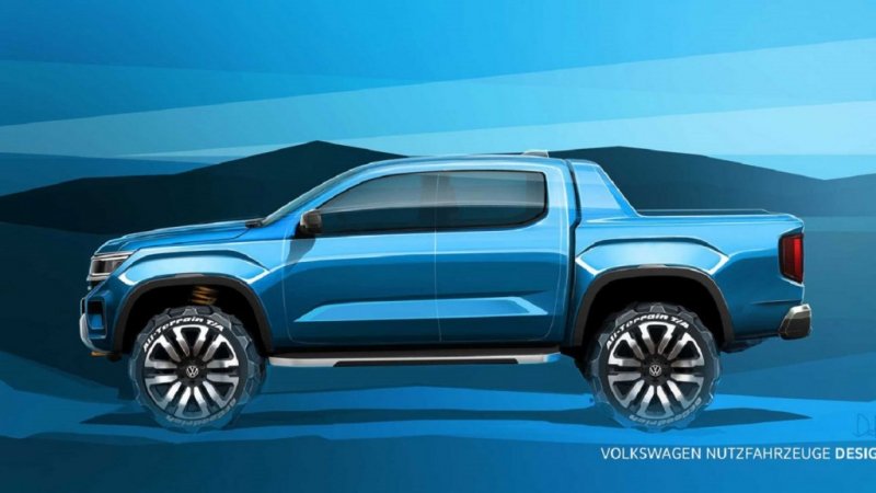 
            Volkswagen показал новые изображения своего пикапа Amarok
        