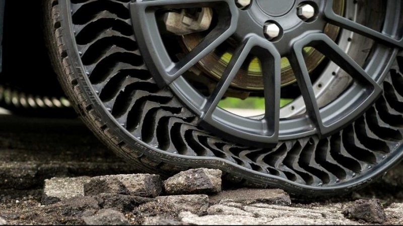 Будущие Chevrolet могут получить безвоздушные шины Michelin