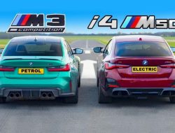 Дрэг-гонка: новая BMW M3 Competition против BMW i4 M50
