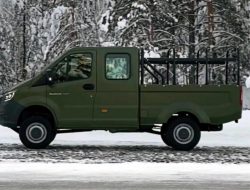 ГАЗ вывел на тесты «Соболь-NN» в кузове пикап
