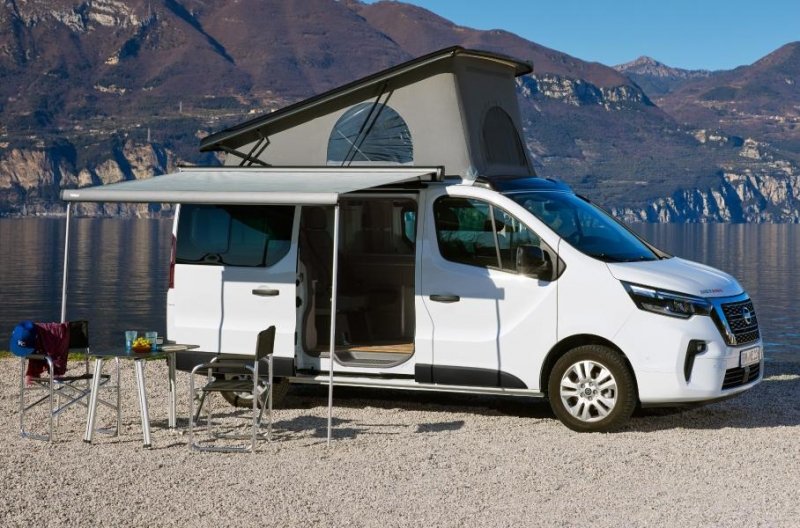 Nissan представила кемпервэн Primastar Seaside с четырьмя спальными местами