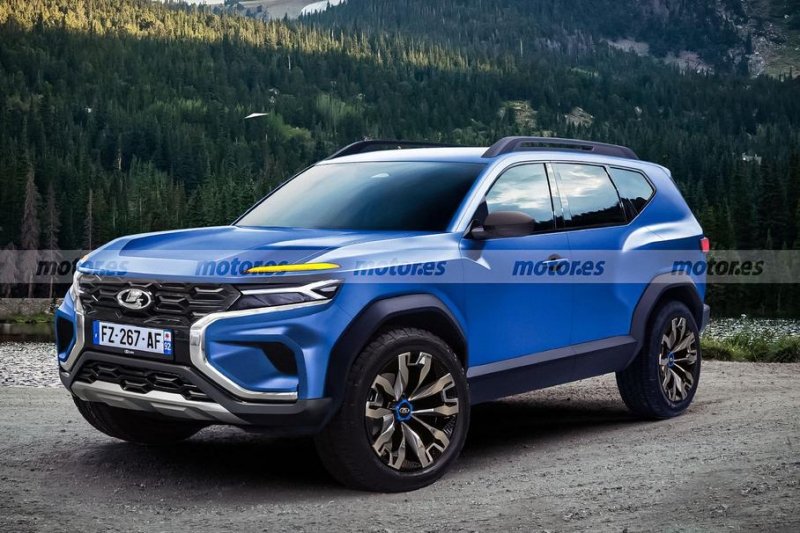 Посмотрите, какой испанцы видят будущую семиместную Lada Grand Niva для европейского рынка