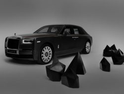 Для Rolls-Royce Phantom сделали «карбоновую вуаль» из 150 листов углеволокна