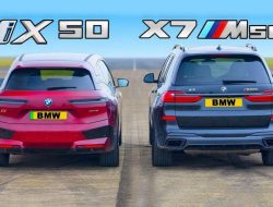 Дрэг-гонка BMW: электромобиль iX против бензинового X7 M50i