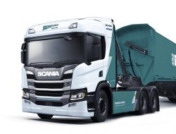 Как выглядит новый 74-тонный грузовик Scania