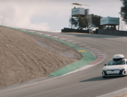 Кен Блок испытал электромобиль Audi e-tron GT RS гоночным «Штопором»