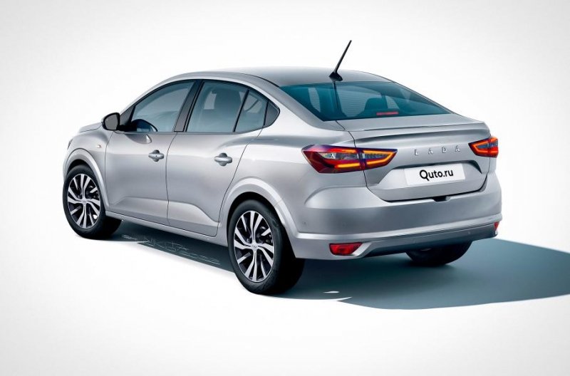 Показан дизайн новой Lada Vesta на базе Renault Logan