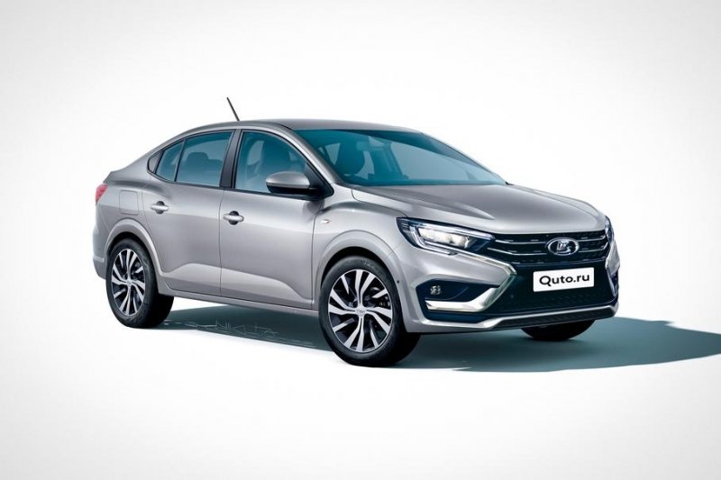 Показан дизайн новой Lada Vesta на базе Renault Logan