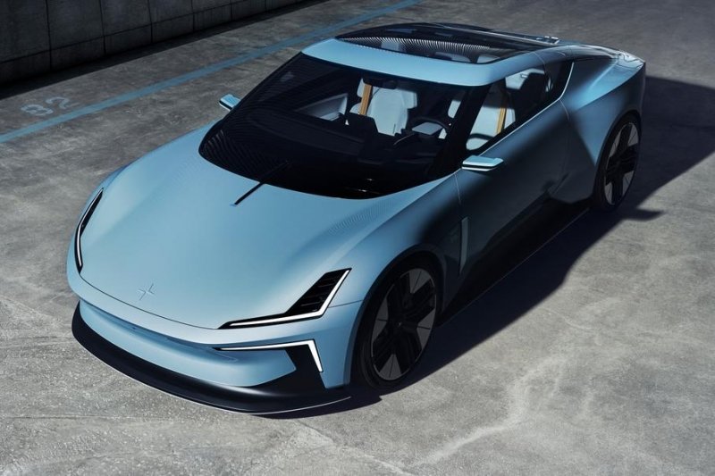 Polestar показала электрический кабриолет O₂. К нему прилагается дрон