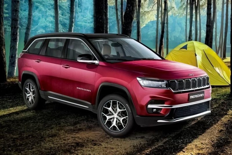 Рама, полный привод и три ряда сидений: представлен Jeep Meridian