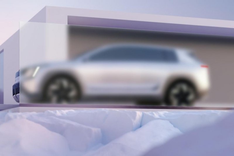 Skoda показала тизер кроссовера с новым фирменным дизайном
