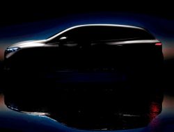 Mercedes показал силуэт конкурента Tesla Model X