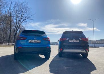 Без срока давности: сравнительный тест-драйв Mitsubishi Outlander и Nissan Qashqai
