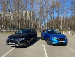 Без срока давности: сравнительный тест-драйв Mitsubishi Outlander и Nissan Qashqai