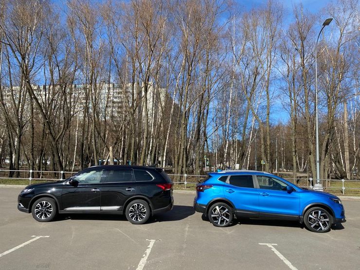Без срока давности: сравнительный тест-драйв Mitsubishi Outlander и Nissan Qashqai