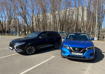 Без срока давности: сравнительный тест-драйв Mitsubishi Outlander и Nissan Qashqai