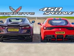 Дрэг-гонка: новый Corvette C8 против Ferrari 458