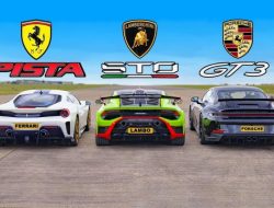 Дрэг-гонка: «трековые» Ferrari и Lamborghini против Porsche 911