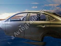 Появилось первое фото кузова нового седана Lada на базе Renault Logan