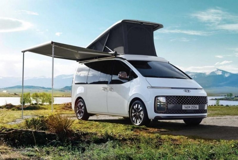 Hyundai сделал из «космического» минивэна Staria дом на колесах