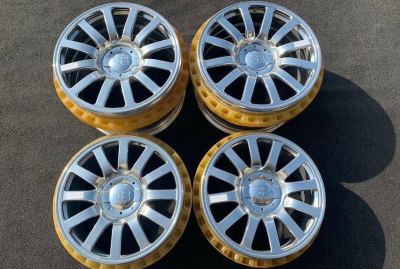 Колесные диски Bugatti Veyron продают по цене новой Toyota GR86