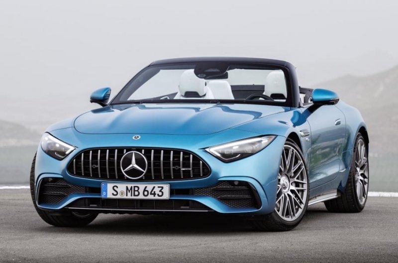 Mercedes-AMG SL: начальная версия с электрическим турбокомпрессором
