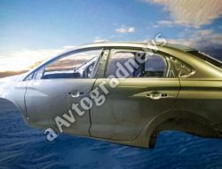 Появилась первая фотография кузова нового седана Lada