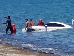 Видео: Nissan GT-R ушёл под воду из-за невнимательности владельца