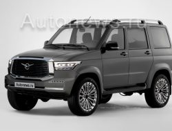 Как будет выглядеть обновленный УАЗ «Патриот»: первые рисунки новинки