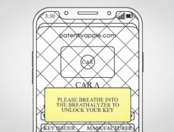 Apple запатентовала алкозамок для своего первого автомобиля