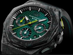 Aston Martin и Girard-Perregaux создали часы из карбона от болидов «Формулы-1»