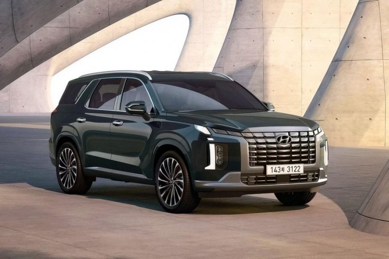 Без внедорожной версии, зато с дизелем: представлен обновленный Hyundai Palisade