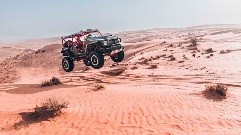 
            Brabus превратил &laquo;Гелендваген&raquo; в 900-сильный багги полуметровым клиренсом
        