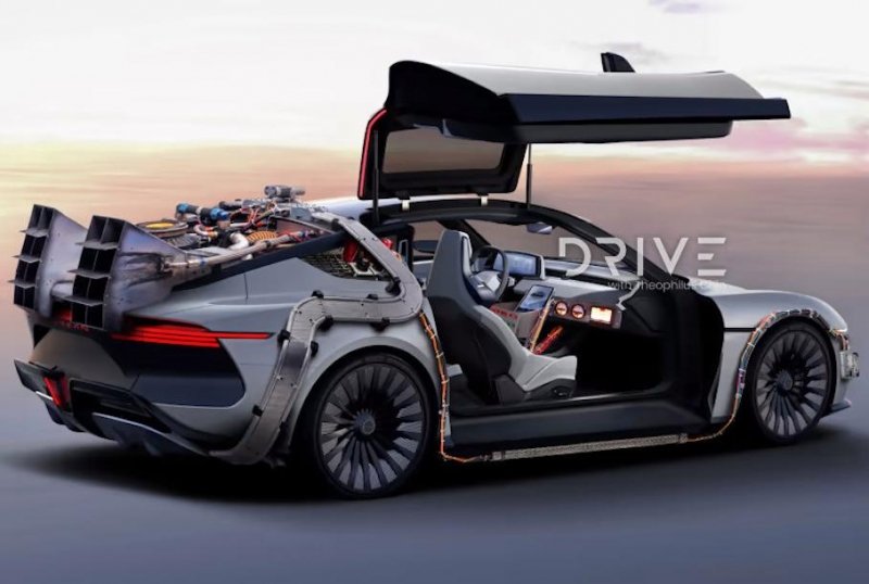 Новый DeLorean превратили в автомобиль из «Назад в будущее»